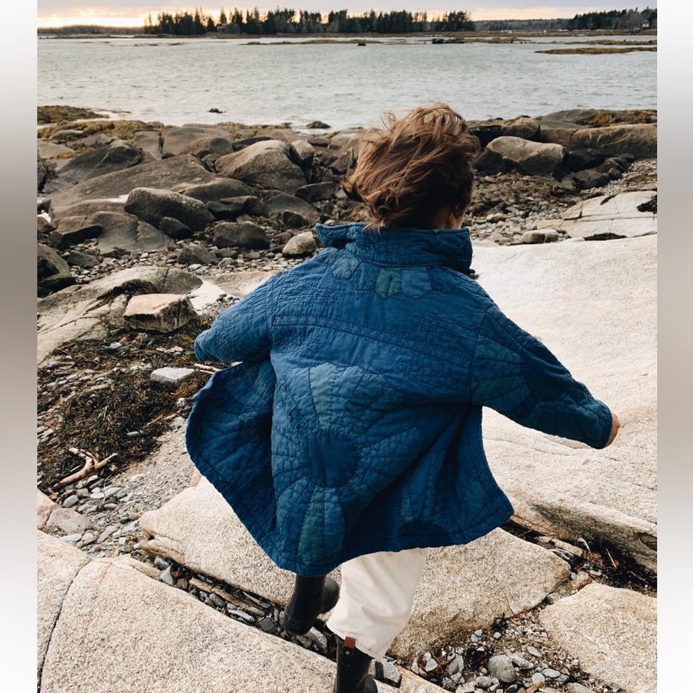 Rudy Jude Patchwork Indigo Coat